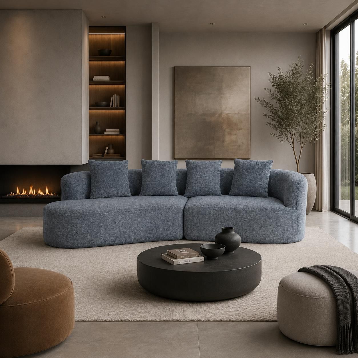 Arco 3 Seater Compressed Sofa