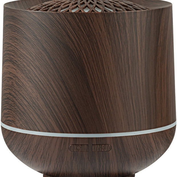 Humidifiers - Aromatherapy Humidifier - 300ml Diffuser - Air Humidifier - Room Humidifier - 7-Color LED - Light and Automatic Shut-Off - Essential Oil Diffuser for Home and Office (Dark)