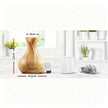 Light Wood Aroma Diffuser 400 ml, Ultrasonic Aromatherapy Humidifier