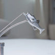 Kinetic Desk Art Balancing Fisherman Sculpture for Office Zen Home Decor and Gifts