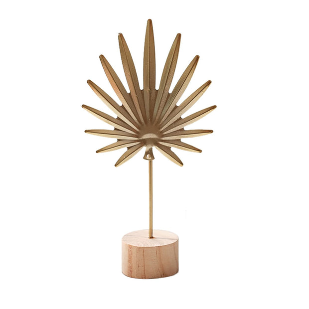 Leaf Decor Metal Golden Leaf Ornaments and Base Modern Simple Gold Leaf Table Sculpture for Living Room Bedroom Bookshelf Desktop Decoratio, Valentines Day Decorations: Desktop Ornament Gold5