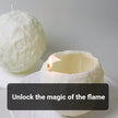 Spiral Scented Candle White