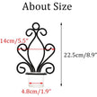 Vintage Iron Wall Candle Holders, Creative Iron Candlesticks