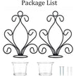 Vintage Iron Wall Candle Holders, Creative Iron Candlesticks