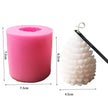 Cone candle molds DIY pink, 1 pack