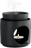 Ylang-ylang golden wax melt, ceramic oil burner aromatherapy machine, wax burner ceramic burner, aromatherapy holder, tealight holder diffuser, essential oil and wax melt, candle burner for home office decoration