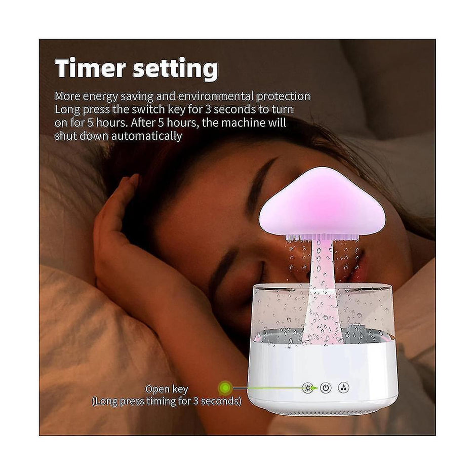 Rain Cloud Humidifier Diffuser, USB Mini Desktop Humidifier