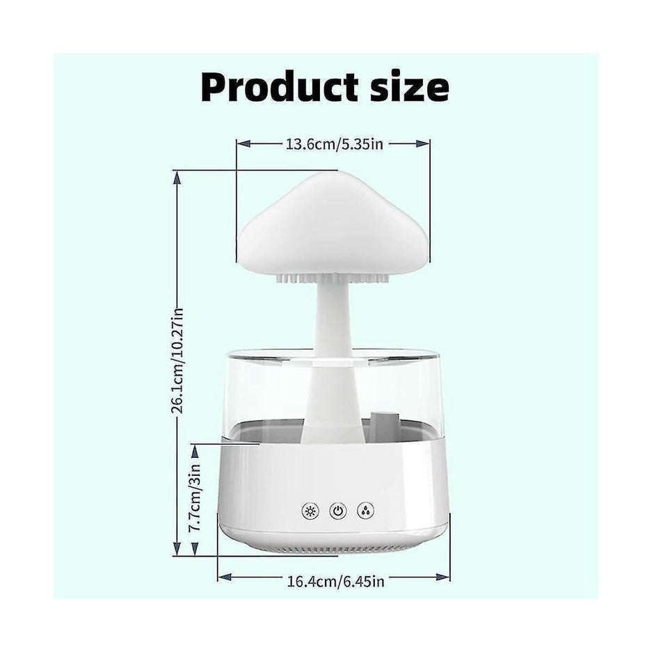 Rain Cloud Humidifier Diffuser, USB Mini Desktop Humidifier
