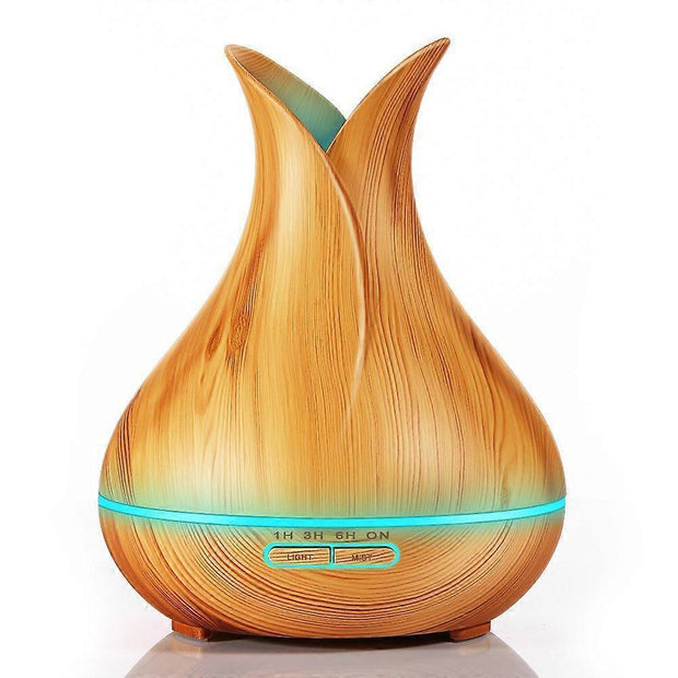 Light Wood Aroma Humidifier, Ultrasonic Air Mist Diffuser
