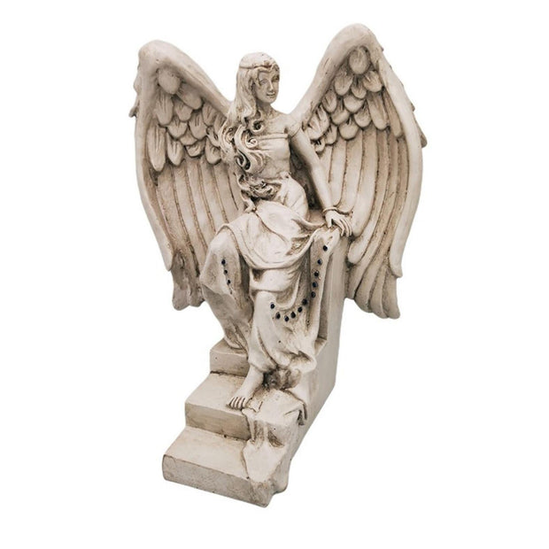 Garden Angel Ornament Realistic Decorative Resin Weather-resistant Art Sculpture for Garden-1