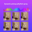 Jellyfish Smoke Ring Aroma Diffuser Humidifier, 7 Color Crack Night Light, Remote Control Timer Essential Oil Diffuser for Bedroom Desk