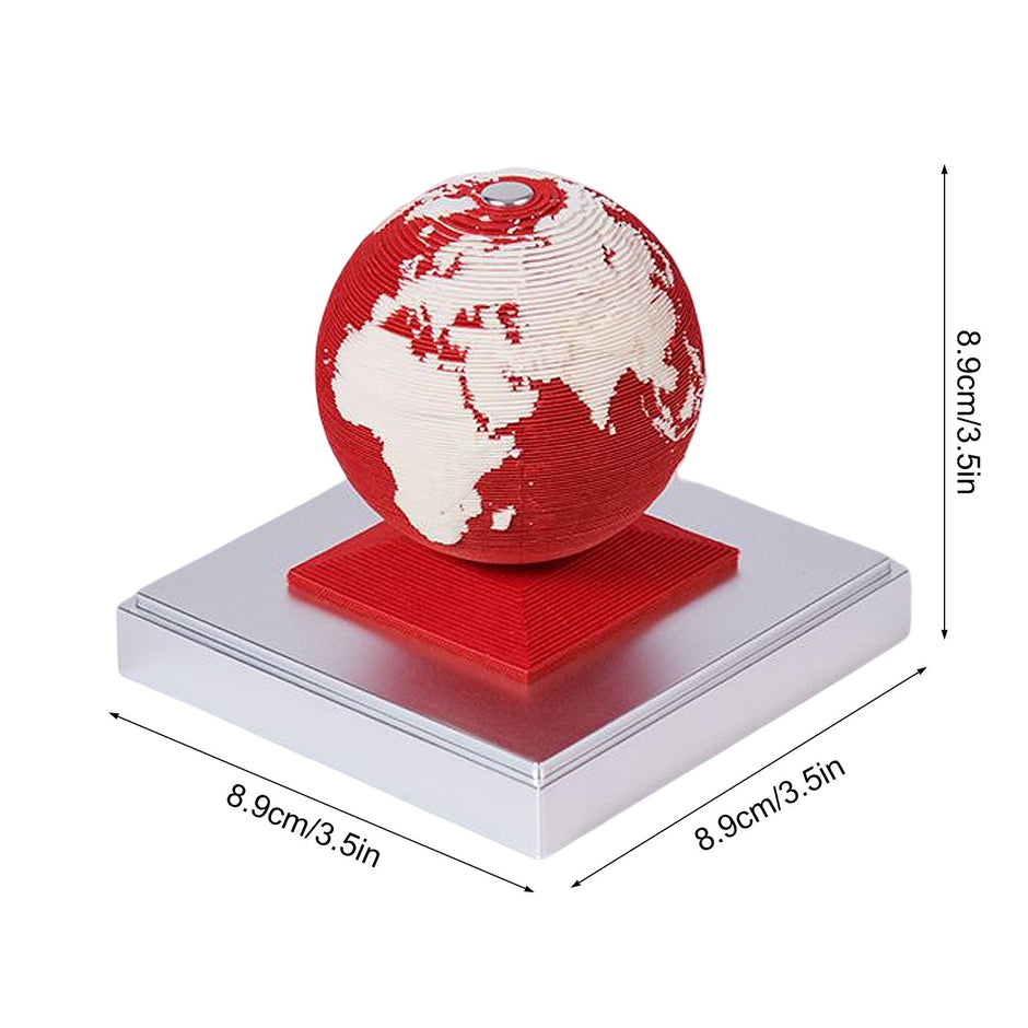 3D Earth Sculpture Calendar Model Ornaments for Home School Office Decor