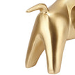 Golden Bull Sculpture Resin Hollow Lucky FengShui Bull Statue Crafts Figurine for Office Home Desktop Decorations