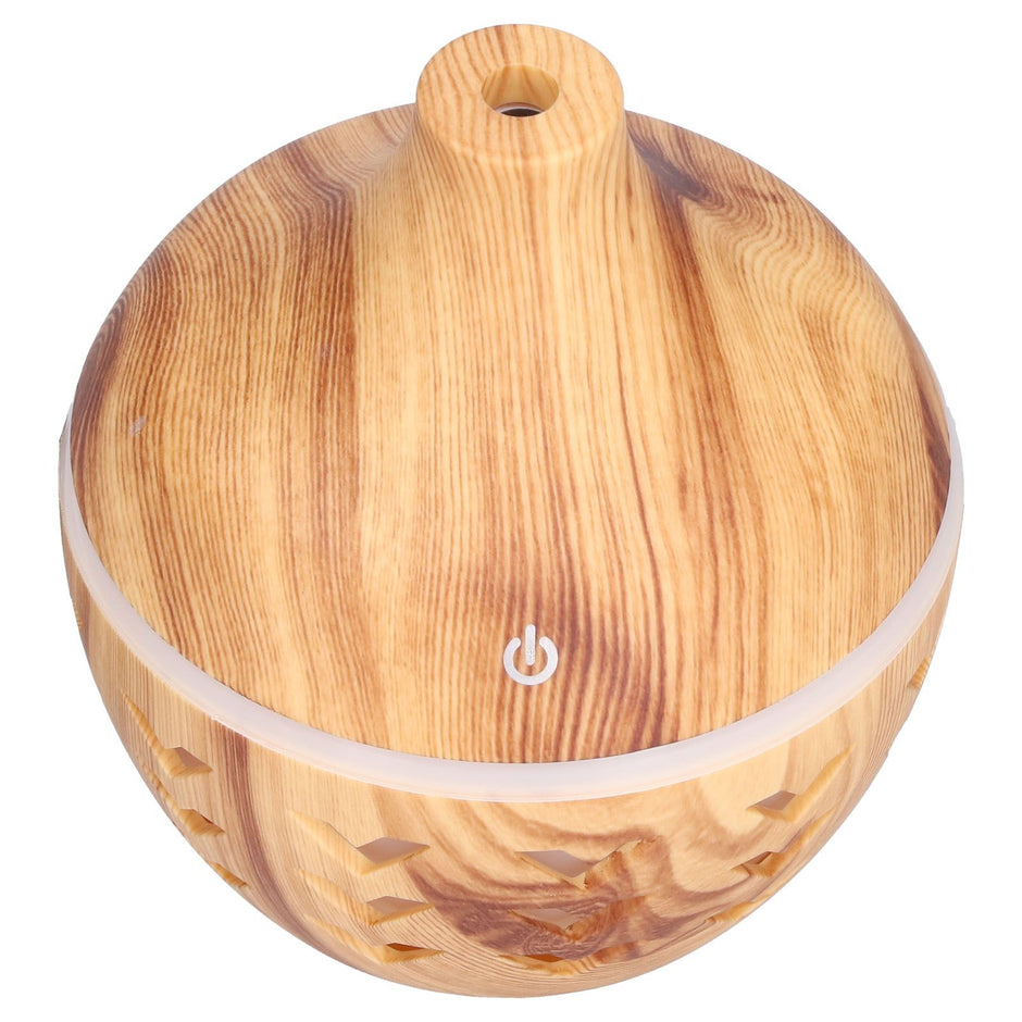 300ml Wood Grain Aroma Diffuser USB Air Purification Aromatherapy Humidifier for Home
