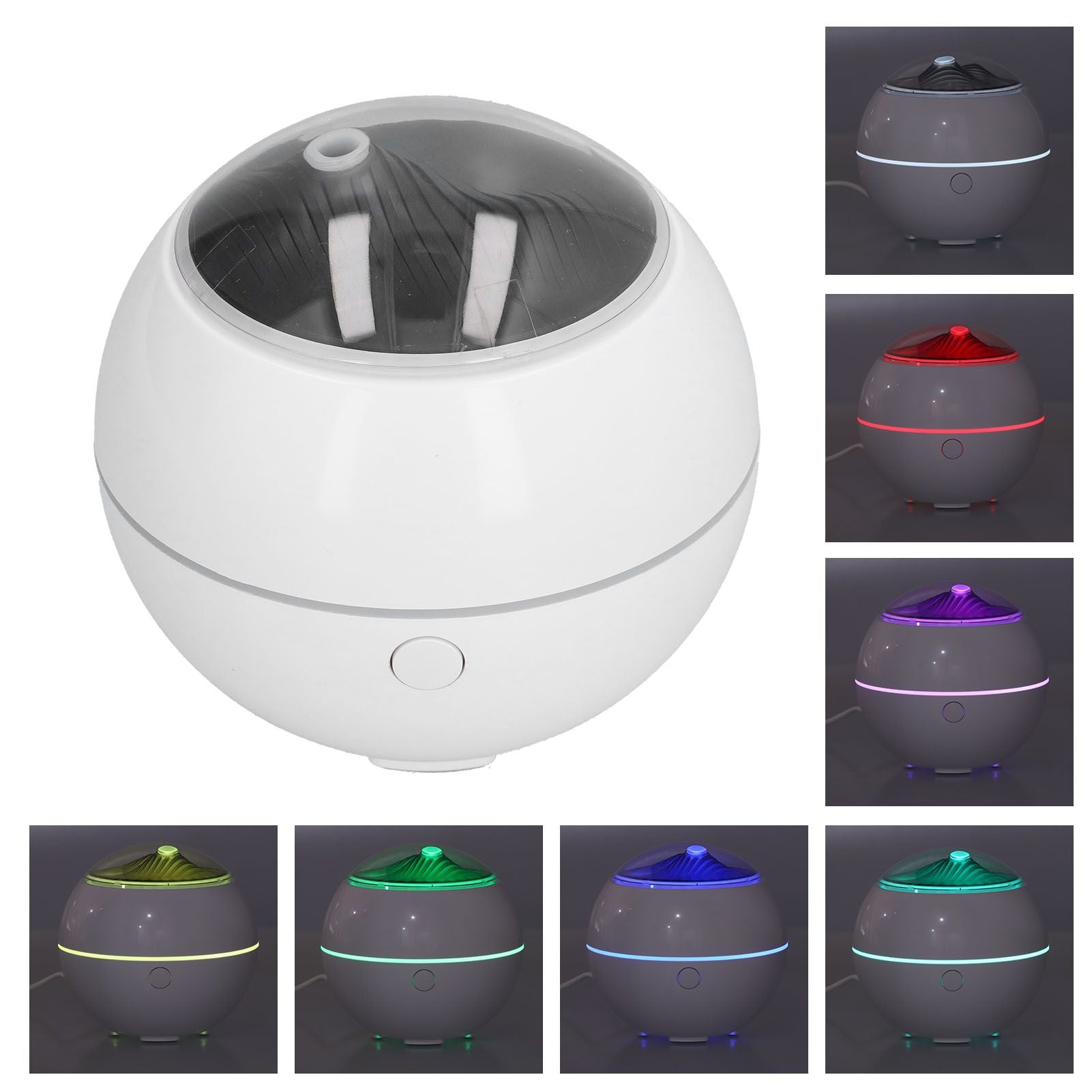 Aroma Diffuser USB Powered White 7 Color LED Humidification Equipment for Home Office