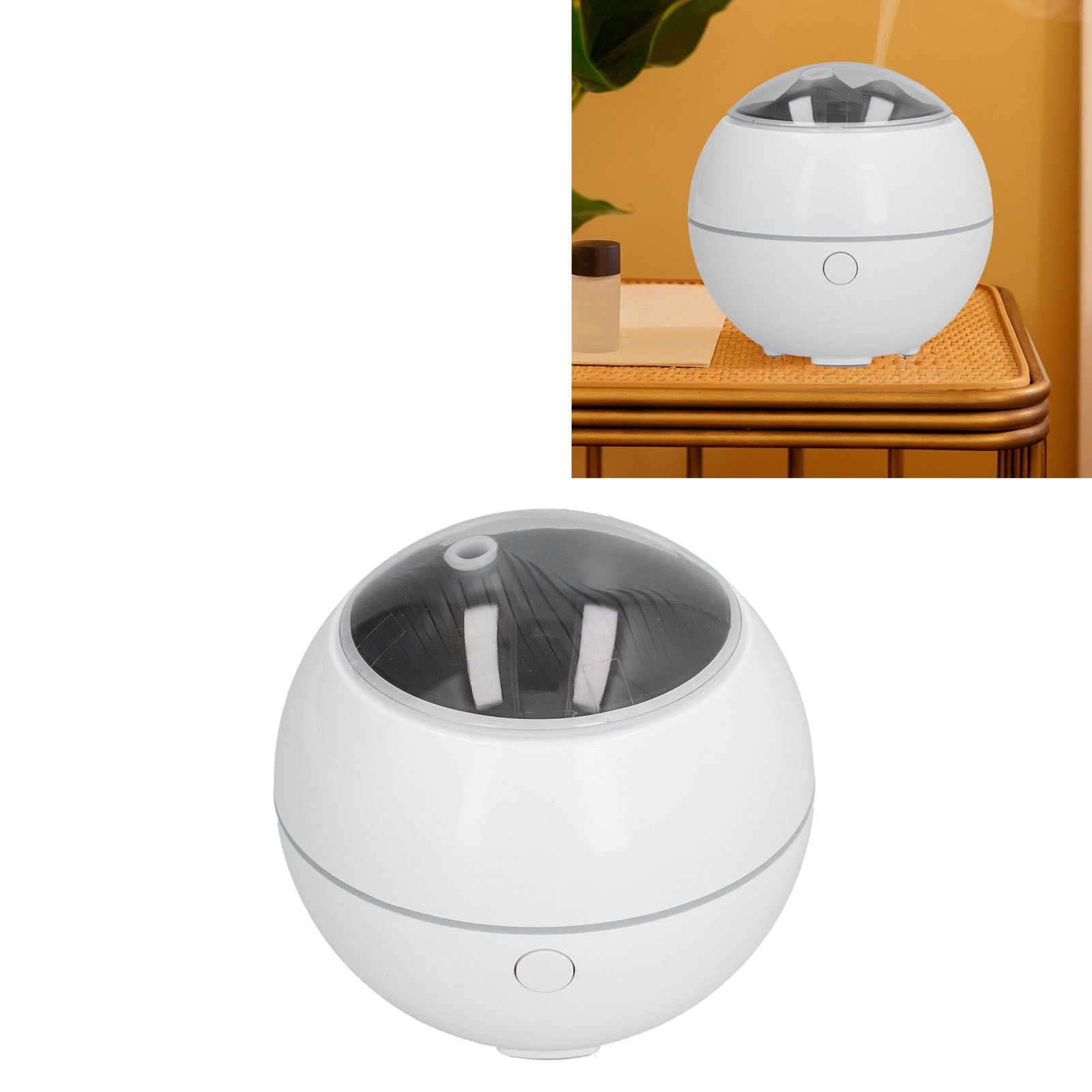 Aroma Diffuser USB Powered White 7 Color LED Humidification Equipment for Home Office