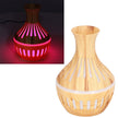 300ml Humidifier USB Powered Wood Grain Aromatherapy Diffuser with 7 Colors LED Light 5V 1A