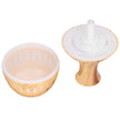 300ml Humidifier USB Powered Wood Grain Aromatherapy Diffuser with 7 Colors LED Light 5V 1A