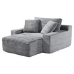 Modern Minimalist Modular Sofa - Dark grey