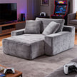 Modern Minimalist Modular Sofa - Dark grey