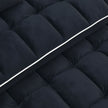 Fashionable Modern and Multi-functional Foldable Velvet Sofa Bed - Light Grey