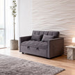 Fashionable Modern and Multi-functional Foldable Velvet Sofa Bed - Blue