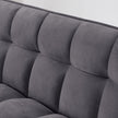 Fashionable Modern and Multi-functional Foldable Velvet Sofa Bed - Blue