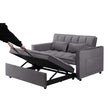 Fashionable Modern and Multi-functional Foldable Velvet Sofa Bed - Green