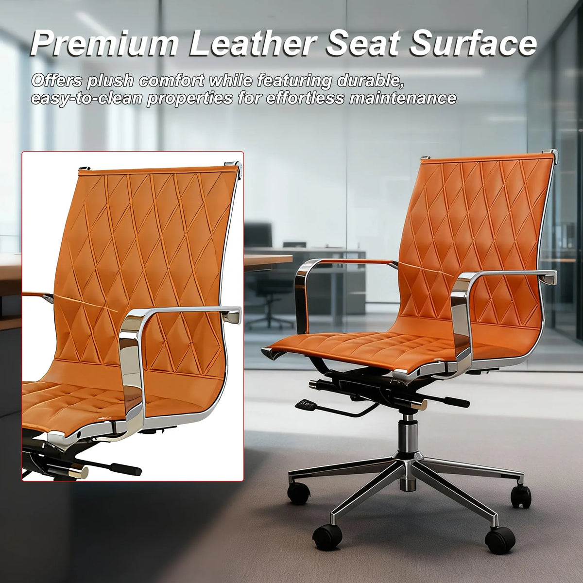EBGO Adjustable Mid-Back Office Chair