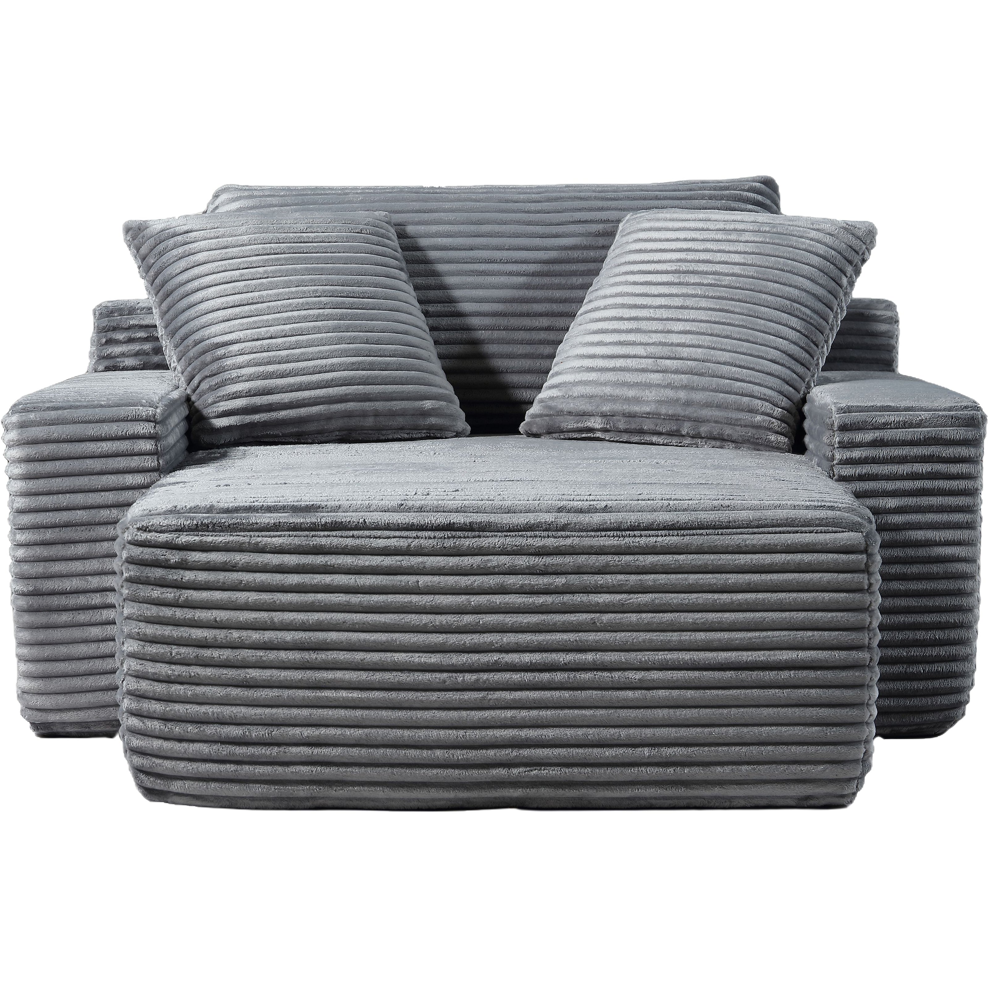 Modern Minimalist Modular Sofa - Light Grey