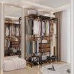 XXL Heavy Duty Wardrobe Closet w/ Shelf, Drawer & Rack
