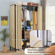 XXL Heavy Duty Wardrobe Closet w/ Shelf, Drawer & Rack