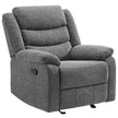 Fabric glider recliner