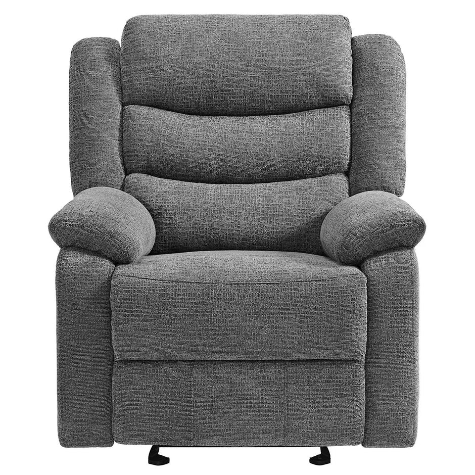 Fabric glider recliner
