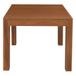Amsterdam Solid Mahogany Timber Dining Table 90 x 90 cm (Light Pecan)