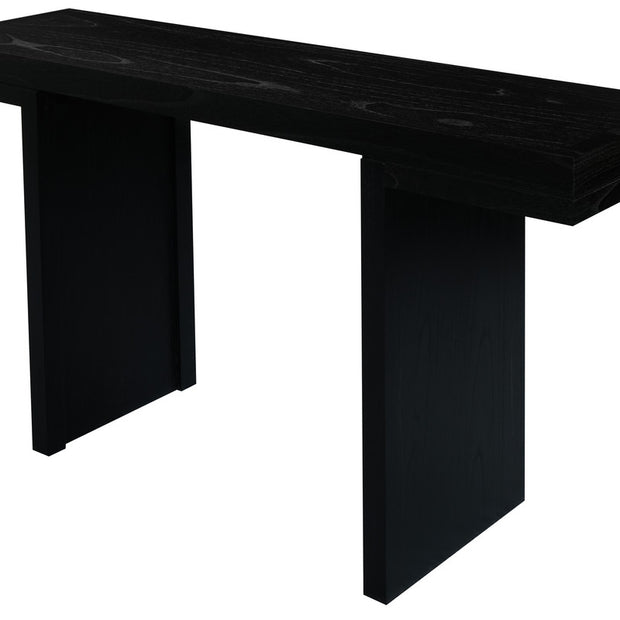 Brentwood Solid Timber Console Table (Black)
