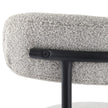 Luxe Boucle Cushioned Elsa Dining Chairs in White Quartz