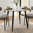 Round MDF Marbling Dining Table