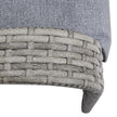 Coastal Weave Reclining Armchair with Bonus Cushion Covers