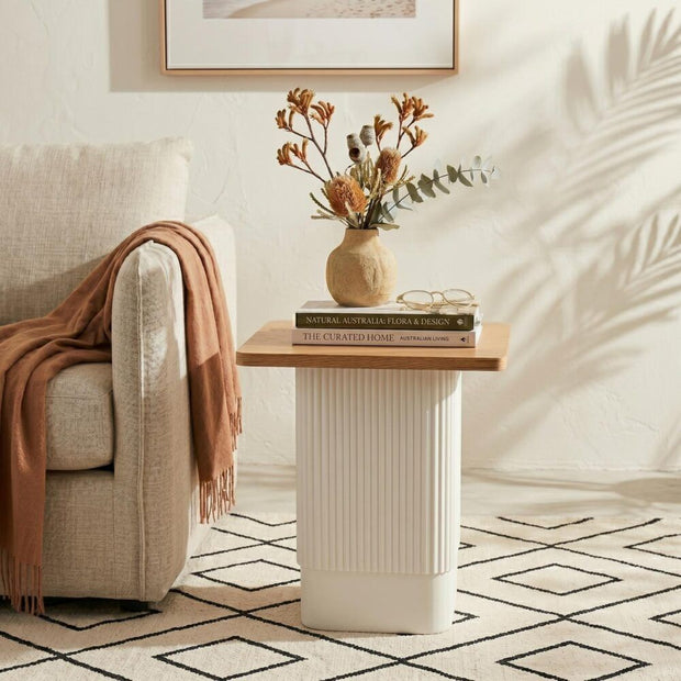Clara Dusk Natural Side Table