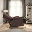 8-Point Electric Massage Recliner Chair - Leathaire Lounge Sofa Armchair AVERY BROWN