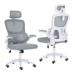 Work Office Chair - Lumber Support, Flip-up Armrest, Adjustable Headrest SITIO - GREY