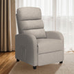 Home Recliner Chair - Linen Fabric Sofa Lounge Armchair SHILOH GREY