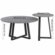 Interior Ave - Broadway Two Tier Coffee Table Set - Stone Grey