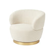 Interior Ave - Luna Swivel Armchair - Vanilla Oat