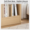 Wooden Bedside Table Nightstand Drawer Storage Minimalist Multi-Functional