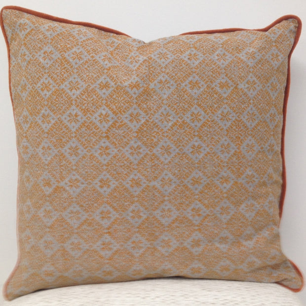 Azuk Orange & Grey Cushion Cover