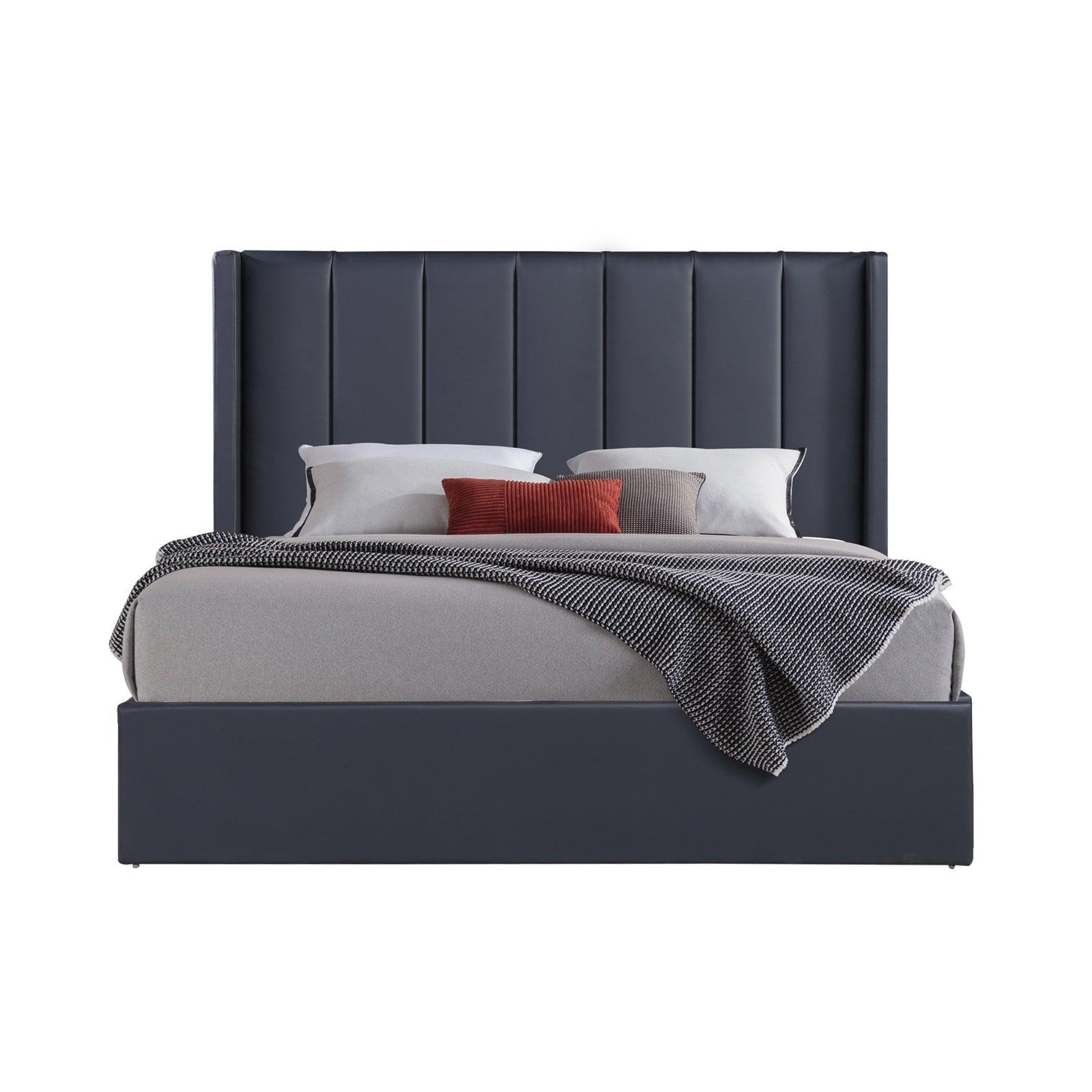 Prado 4pc Fabric Gas Lift Queen Bedroom Suite