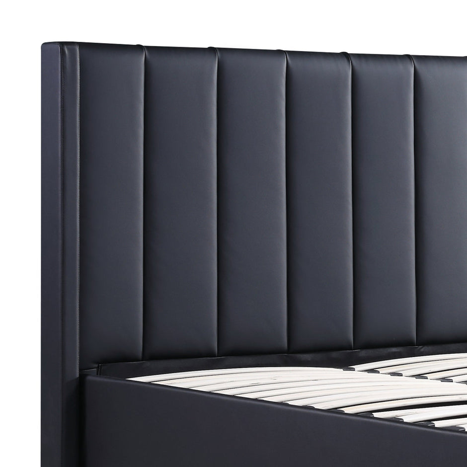 Prado 4pc Fabric Gas Lift Queen Bedroom Suite