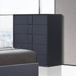 Prado 4pc Fabric Gas Lift Queen Bedroom Suite